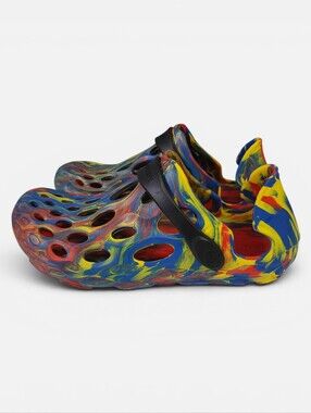 Merrell Hydro Moc Water Shoes Women Sz. 7 Rainbow Slip On Outdoor Summer Sandals